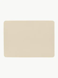 Kunstleren placemats Pik, 2 stuks