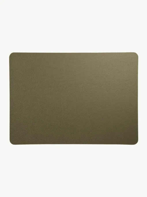 Kunstleren placemats Pik, 2 stuks