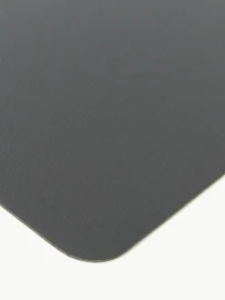 Kunstleren placemats Pik, 2 stuks