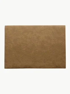 Kunstleren placemats Plini, 2 stuks