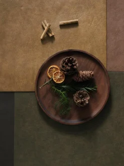 Kunstleren placemats Plini, 2 stuks