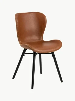 Kunstleren stoelen Batilda, 2 stuks