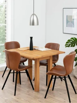 Kunstleren stoelen Batilda, 2 stuks