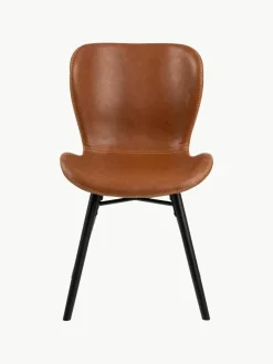 Kunstleren stoelen Batilda, 2 stuks
