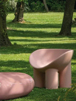 Kunststof loungefauteuil Roly Poly