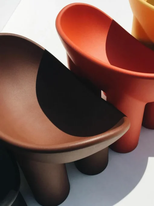 Kunststof loungefauteuil Roly Poly