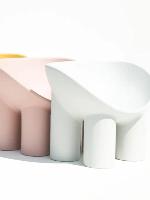 Kunststof loungefauteuil Roly Poly