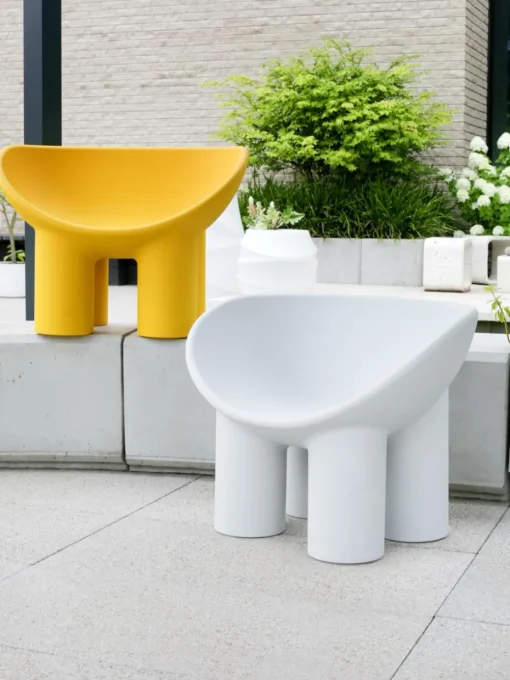 Kunststof loungefauteuil Roly Poly