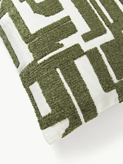 Kussenhoes Fran met chenille borduurwerk