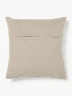 Kussenhoes Malia in beige met structuurpatroon