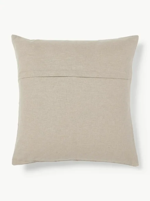 Kussenhoes Malia in beige met structuurpatroon