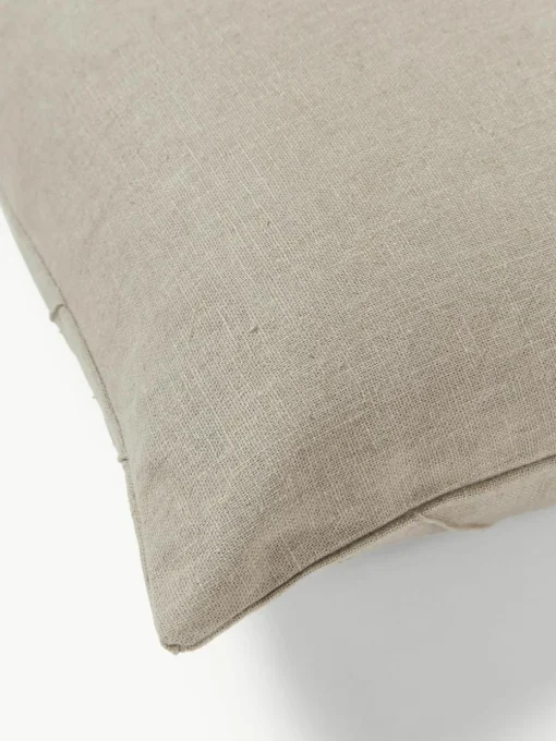 Kussenhoes Malia in beige met structuurpatroon