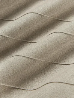 Kussenhoes Malia in beige met structuurpatroon
