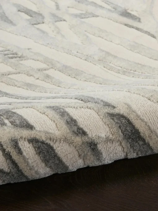 Laagpolig vloerkleed Rustic Texture met hoog-laag effect