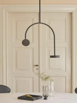 LED hanglamp Grasil van marmer