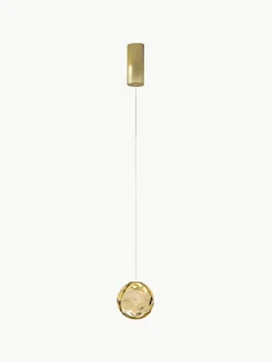 LED hanglamp Murané van getint glas, handgemaakt