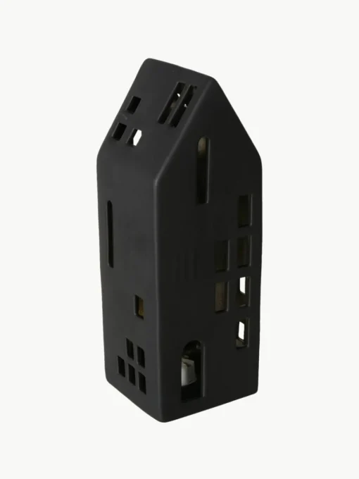 LED lichthuisje Hygga van porselein, H 20 cm