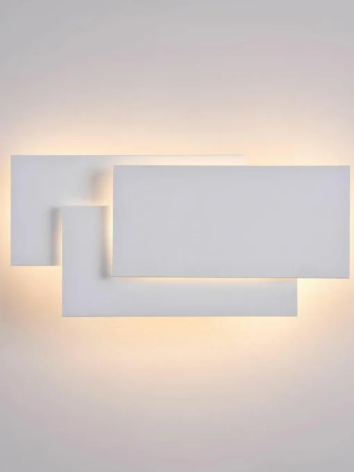 LED wandlamp Trame in rechthoekige vorm