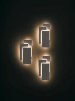 LED wandlamp Trame in rechthoekige vorm