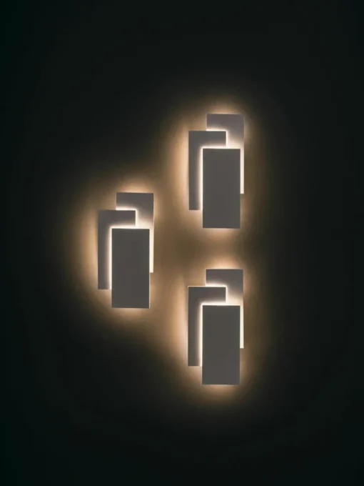 LED wandlamp Trame in rechthoekige vorm