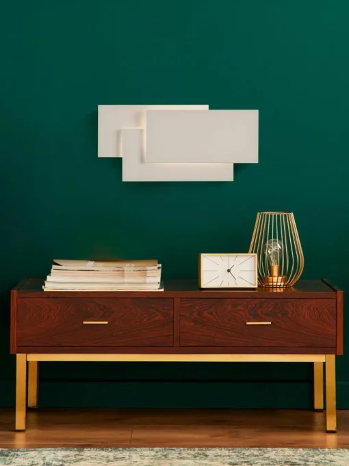 LED wandlamp Trame in rechthoekige vorm