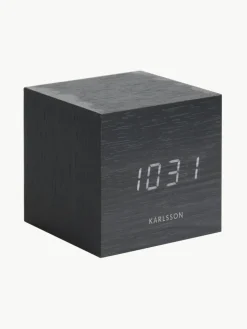 LED wekker Cube met USB-aansluiting