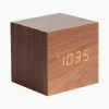 LED wekker Cube met USB-aansluiting