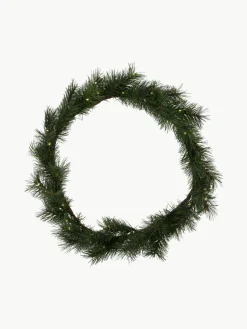 LED-adventskrans Peuce met timerfunctie, werkt op batterijen