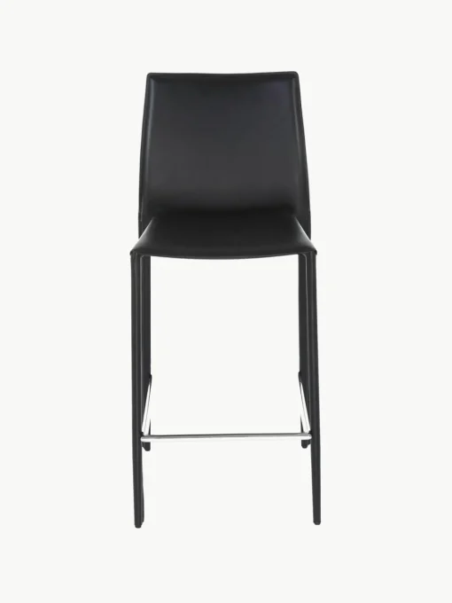 Lederen barstoelen Boréalys, 2 stuks