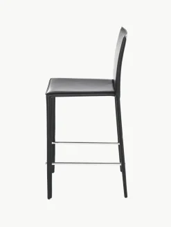Lederen barstoelen Boréalys, 2 stuks
