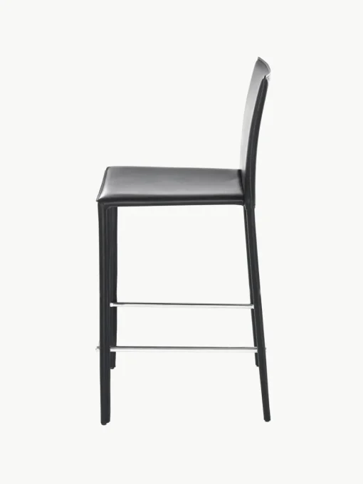 Lederen barstoelen Boréalys, 2 stuks