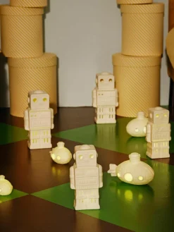 LED-kinderlampen op batterijen Robics, set van 2