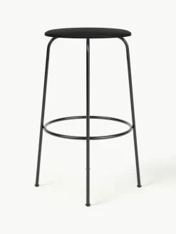 Leren barkruk Afteroom met metalen frame