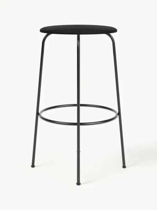 Leren barkruk Afteroom met metalen frame