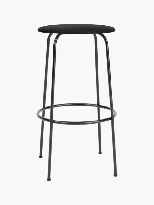 Leren barkruk Afteroom met metalen frame