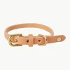 Leren hondenhalsband Robin, L 35 cm