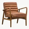 Leren loungefauteuil Datsun