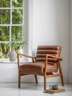 Leren loungefauteuil Datsun