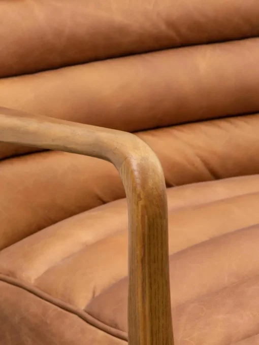 Leren loungefauteuil Datsun