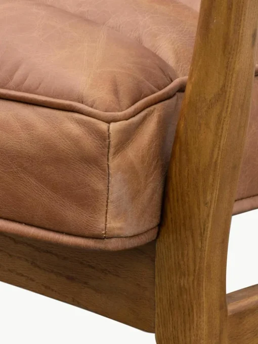 Leren loungefauteuil Datsun