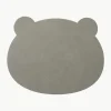 Leren placemat Bear