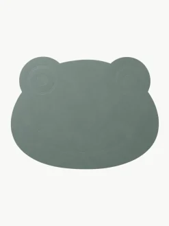 Leren placemat Frog