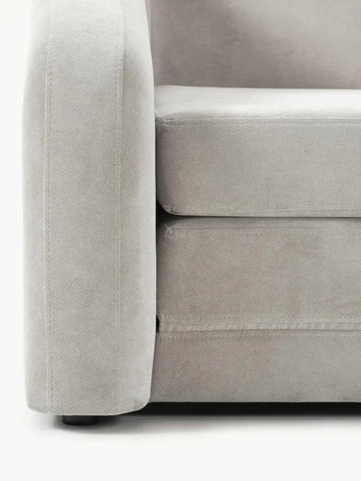 Lichtrgijze slaapfauteuil Eliot