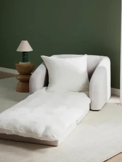 Lichtrgijze slaapfauteuil Eliot