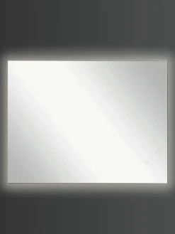 Lijstloze wandspiegel Galaxy met LED-verlichting, in verschillende formaten