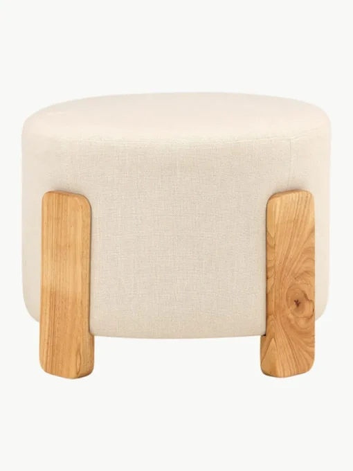 Linnen kruk Coffey met houten poten