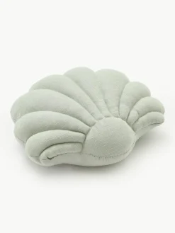 Linnen kussen Shell in schelp vorm