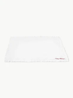 Linnen placemats Alari met borduurwerk, 4 stuks