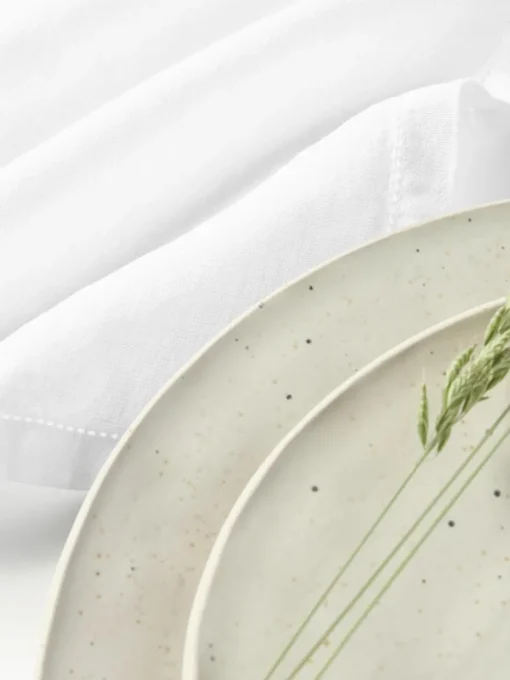 Linnen placemats Alari met borduurwerk, 4 stuks