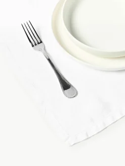 Linnen placemats Alari met borduurwerk, 4 stuks